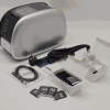 IDEN-CR01 package contents — scanner, power cord, USB cable, image plates, accessories