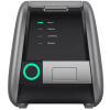 IDEN-CR01 control panel detail — READY / FEEDING / SCANNING / ERASING status indicators and start ring