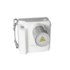 IDEN-X1 dental X-ray unit — alternate angle showing radiation warning label and wrist strap