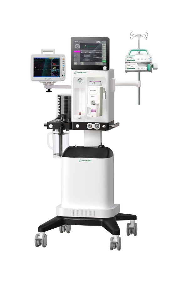 IWA-ANE200 ventilator panel detail and ergonomic operator interface