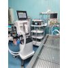 IWA-ANE200 anesthesia workstation product view - cart base with castors and lockable wheels