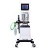 IWA-ANE200 advanced veterinary anesthesia workstation - mobile cart with touchscreen monitor, vaporizer, flow meter and patient breathing circuit