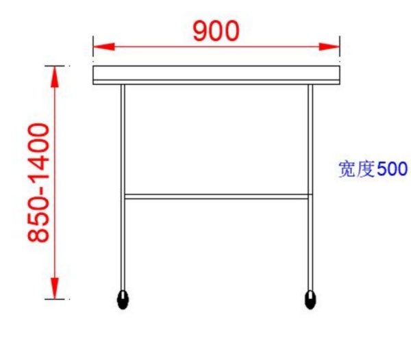 不锈钢升降手术辅助台 F-02 (IWA-AT02) - detail view 1