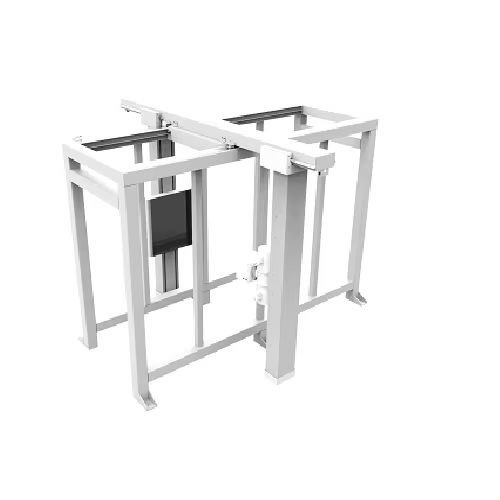 iVision-1000X Gantry dual-rail DR system — installation context