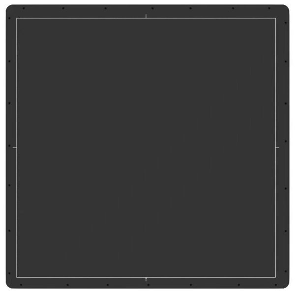 IWA-FP14 detector — top-down view showing imaging area