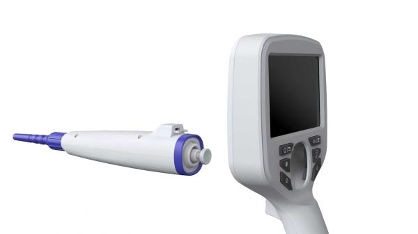SOAIM SA Series dual models — SA-Air wireless handle (left) and SA-Pro built-in display handpiece (right)