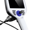 SA-Pro 5-inch HD display handpiece — joystick, photo/video/freeze/brightness buttons, Micro HDMI side ports