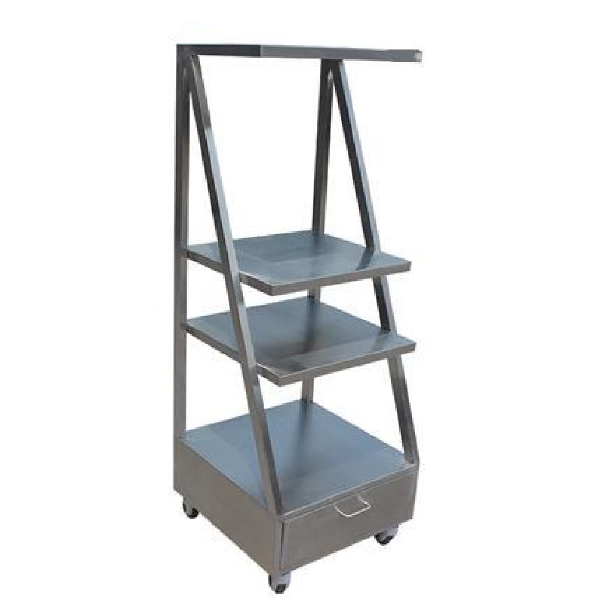 不锈钢递增设备承载推车 (IWA-TC03) - product photo