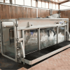 IWA-TM10 equine underwater treadmill — full unit with sliding doors, viewing windows, and integrated platform