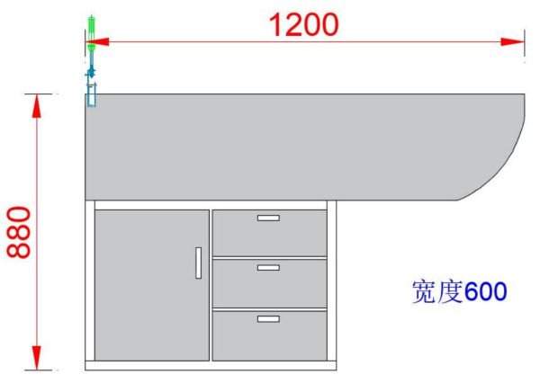 多功能处置台(洗牙台 C-02) (IWA-TT02) - detail view 4