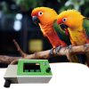 IWA-Ven10 product overview - compact veterinary ventilator with green LED display, control knob and breathing-circuit connector