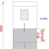 不锈钢单人医用洗手池 (IWA-WS02) - detail view 1