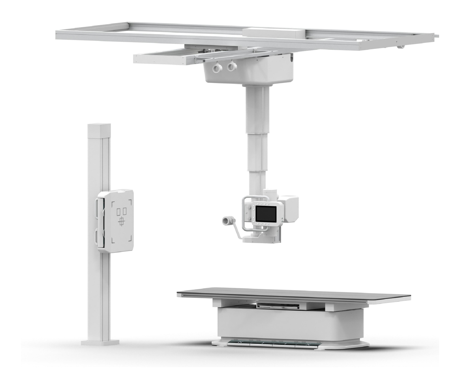 ivision-1000-hero 宜宠 AI-DR 大动物旗舰 iVision-1000 天轨悬吊 + 立柱 + 摄影床全系统